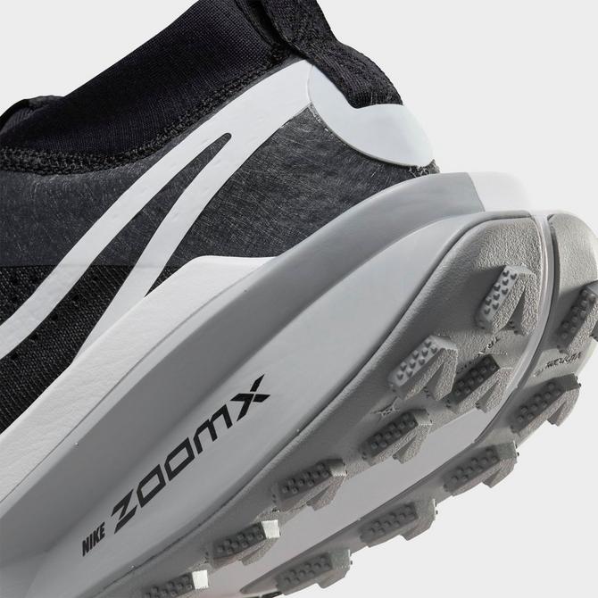 Front view of Women's Nike Zegama 2 Trail Running Shoes in Black/Wolf Grey/Anthracite/White Click to zoom