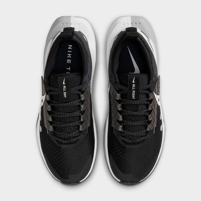 Back view of Women's Nike Zegama 2 Trail Running Shoes in Black/Wolf Grey/Anthracite/White Click to zoom