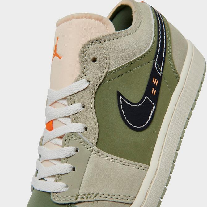 Olive Green Custom Air Force 1 Sneakers. Low, Mid & High Top. High / 6 Y / 7.5 W