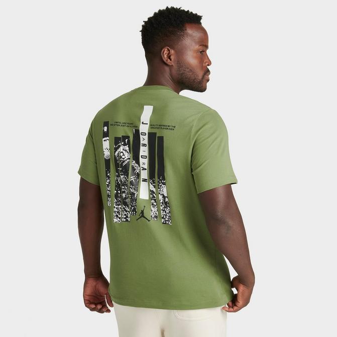 Army green hot sale jordan shirt