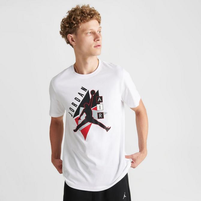 Red and best sale black jordan shirt