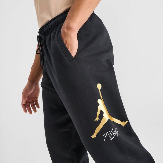 Jordan Pants Boy's Large Black White Red Lined Running Jumpman Logo  Sweatpants