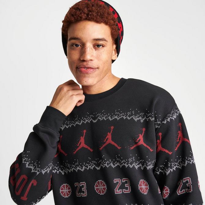 Men's Jordan Essential Holiday Fleece Crew