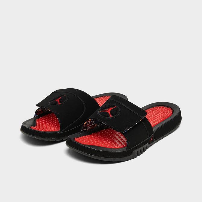 Men's Red/Black Louisville Cardinals Hype Slydr Slide Sandals