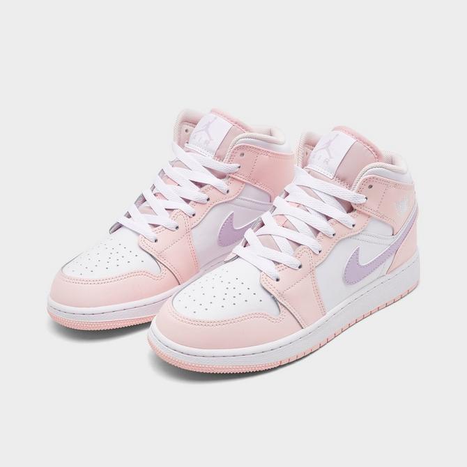 White and pink shop jordan 1