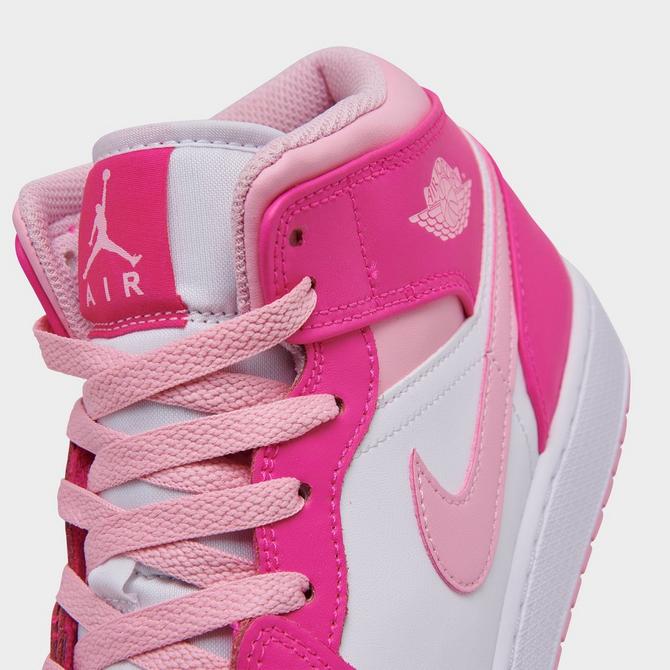 Girls Big Kids Air Jordan Retro 1 Mid Casual Shoes Finish Line