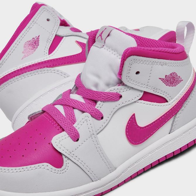 Girls Toddler Air Jordan Retro 1 Mid Casual Shoes