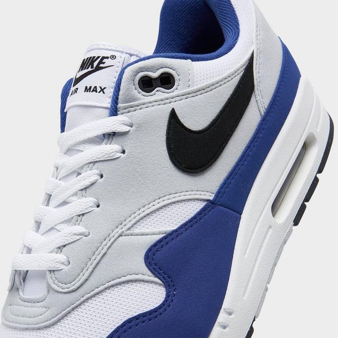 Air max 1 on sale black and blue