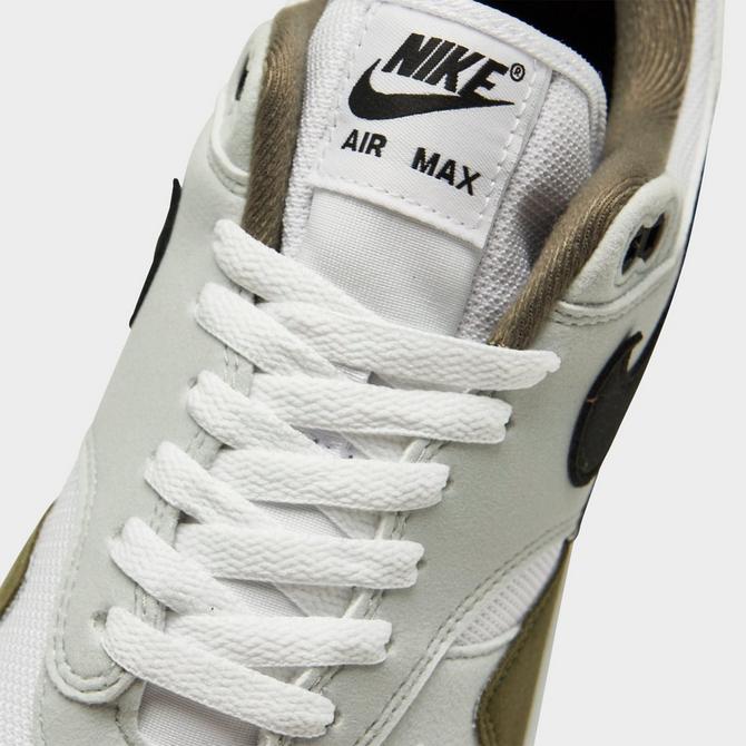 Nike Air Max 1 White Black Medium Olive