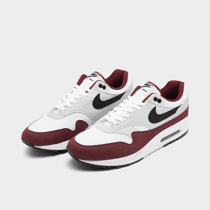 Nike air max maroon and white best sale