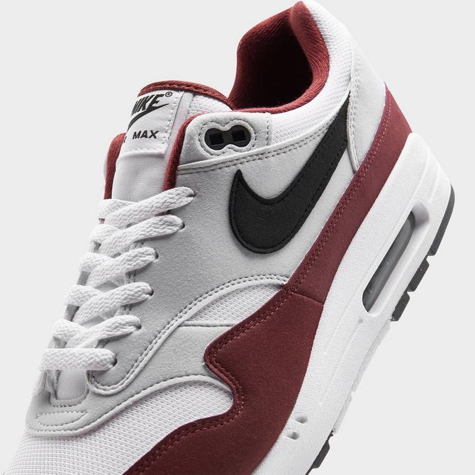 Nike air max maroon and white hotsell