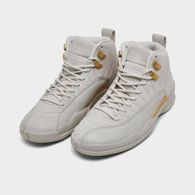 Jordan retro 12 white and gold on sale