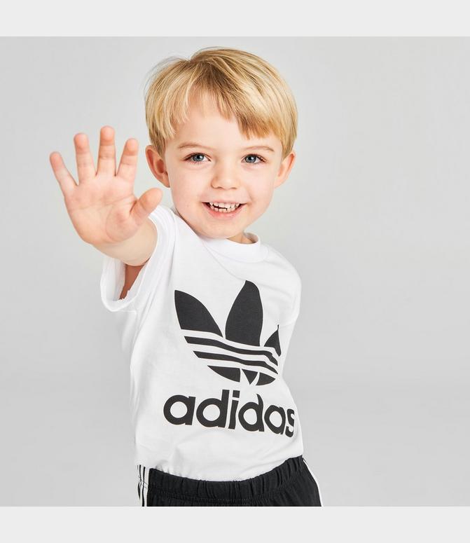 Kids' Infant and Toddler adidas Original Trefoil T-Shirt and ...