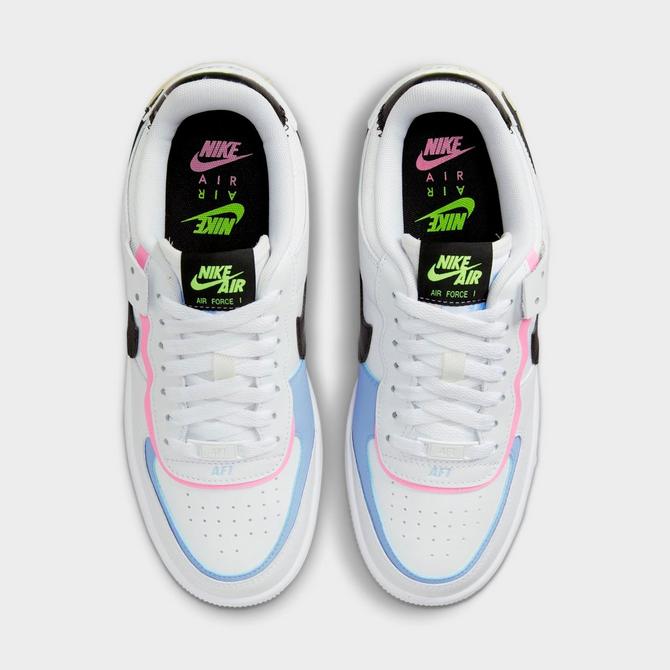 Nike's New Air Force 1 Shadow White/Blue/Pink