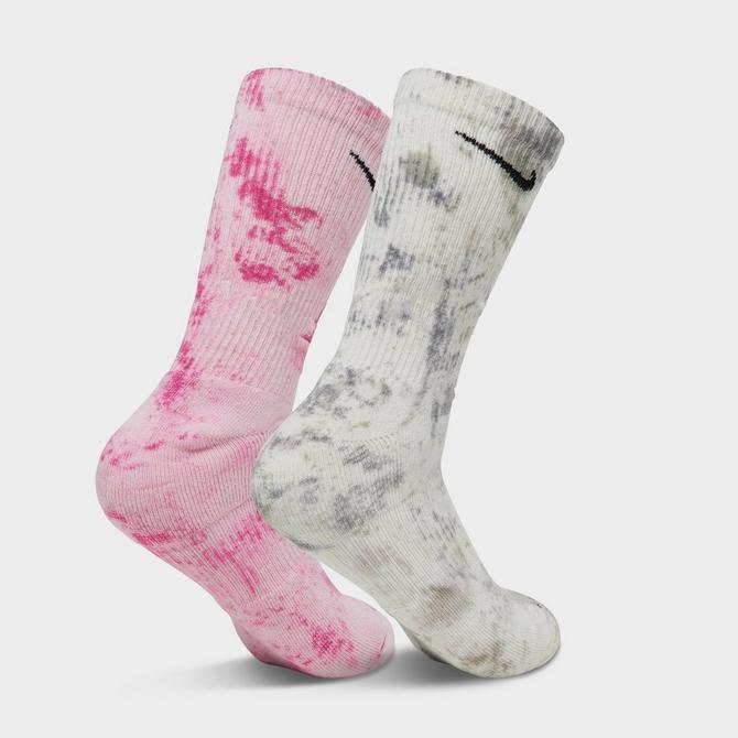 Socks Nike Everyday Plus Cushioned Tie-Dye Crew Socks 2-Pack Multicolor