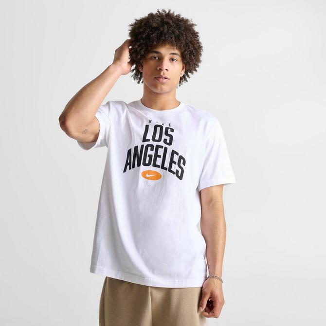 Nike Sportswear Los Angeles Graphic T-Shirt Tee White Men s Size Small W  Flaws