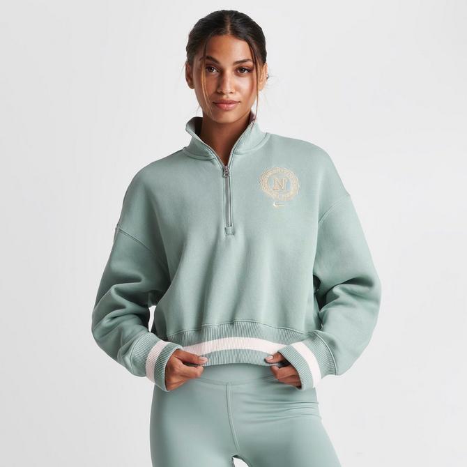 Nike cropped half online zip