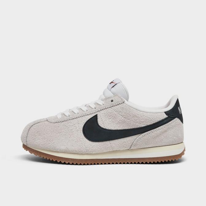 Cortez womens black suede best sale