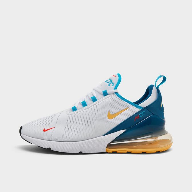 Men's Nike Air Max 270 Sneaker, Size 10 M - White/Blue