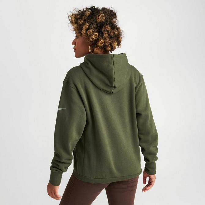 Women's nike olive store green hoodie