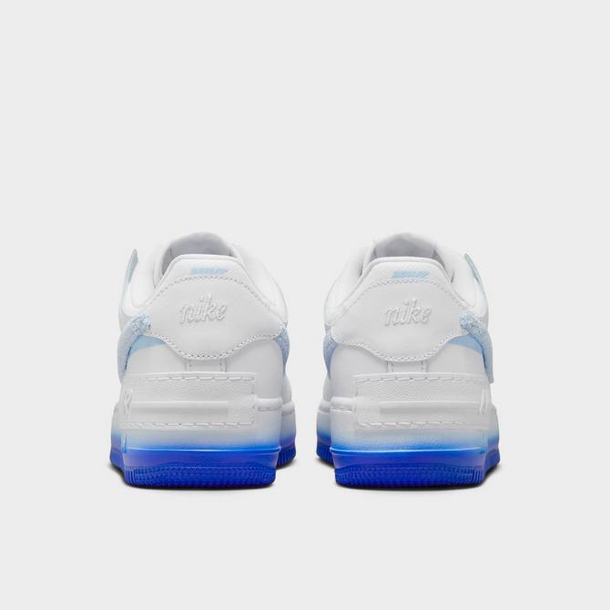 Nike Women's Air Force 1 Shadow (Chenille Swoosh Blue Tint/ White