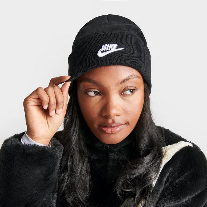 Black beanie hot sale nike