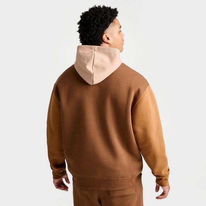 Jordan Big Boys Air Color Block Fleece Pullover Hoodie - Macy's