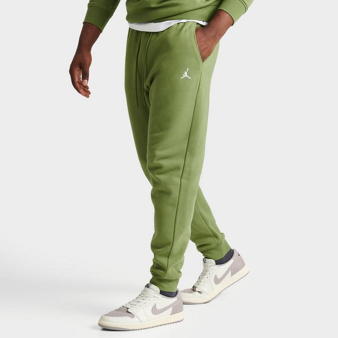 jordan men jordan essential statement fleece pants light olive