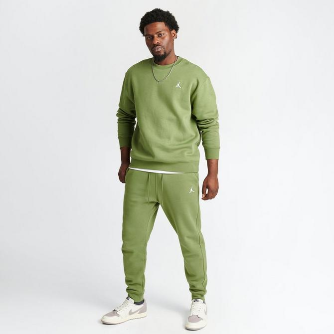 Olive green best sale jordan sweatpants