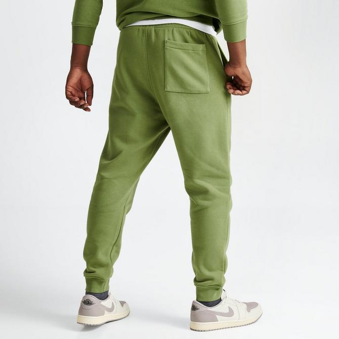 Kick Back Distressed Joggers In Olive (Online Exclusive)