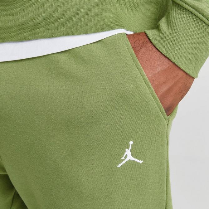 Jordan Men's Forest Green Essentials Fleece Pants - L