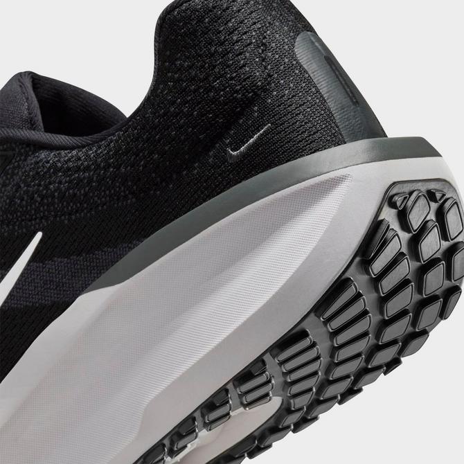 Front view of Men's Nike Winflo 11 Running Shoes in Black/Anthracite/Cool Grey/White Click to zoom