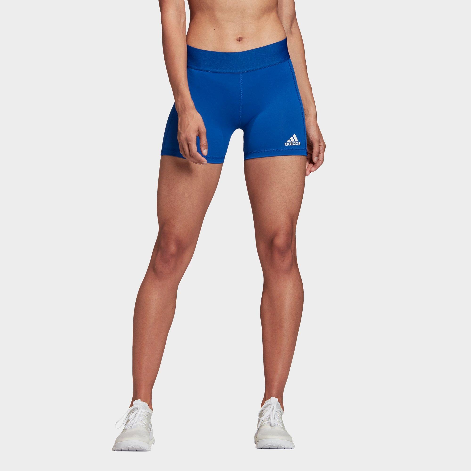 royal blue adidas biker shorts