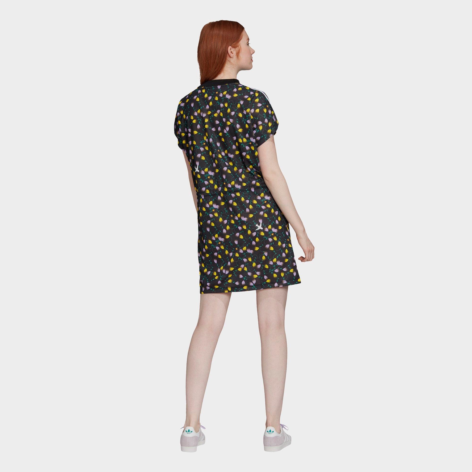 adidas allover print tee dress