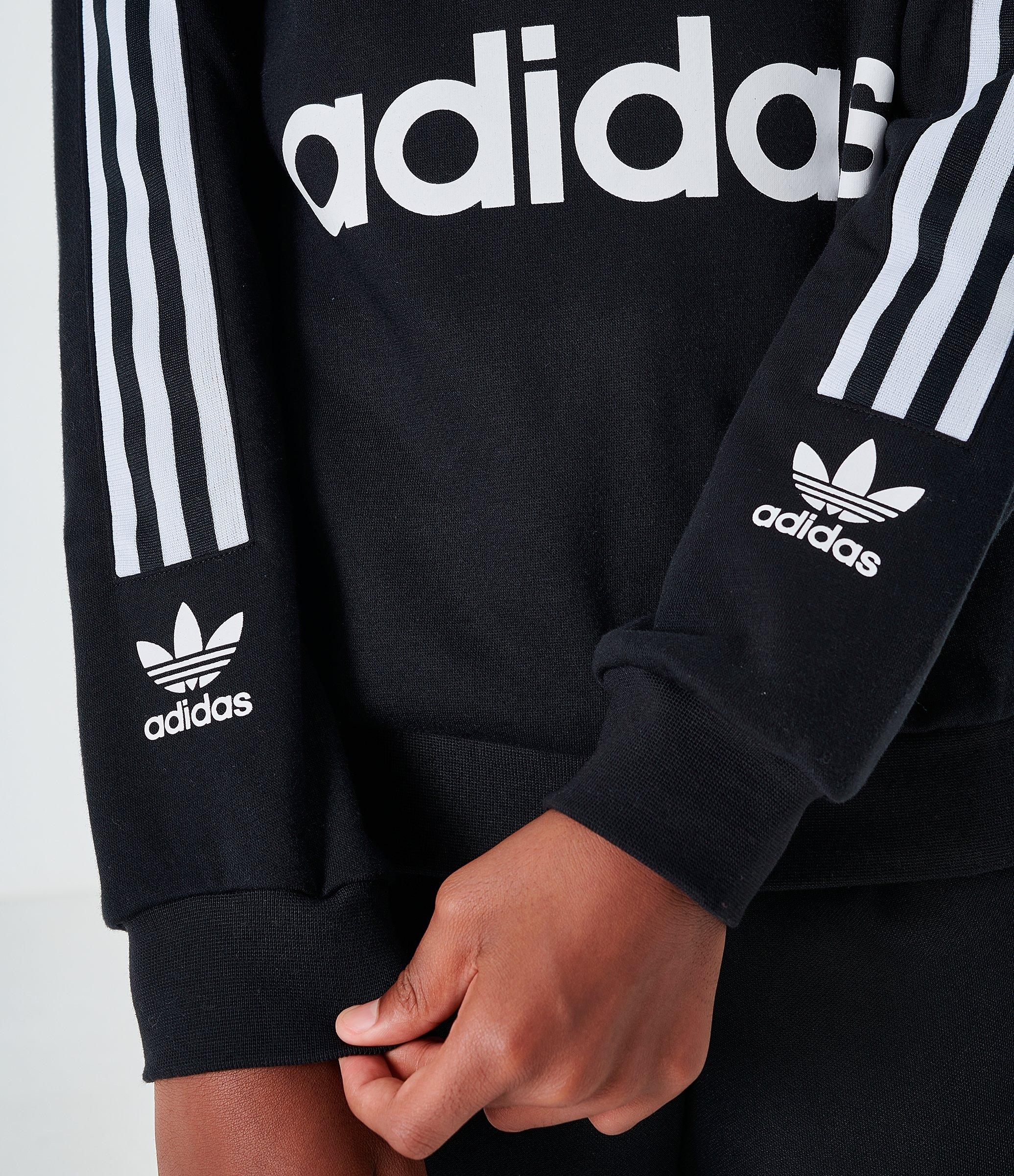 adidas lock up logo crew neck sweatshirt