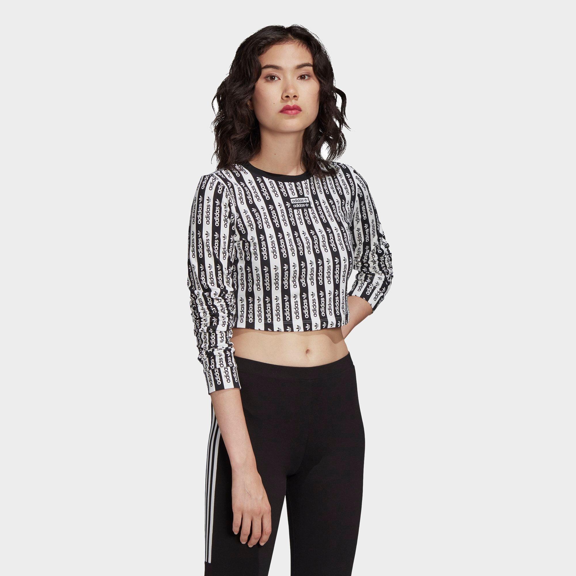 adidas long sleeve crop