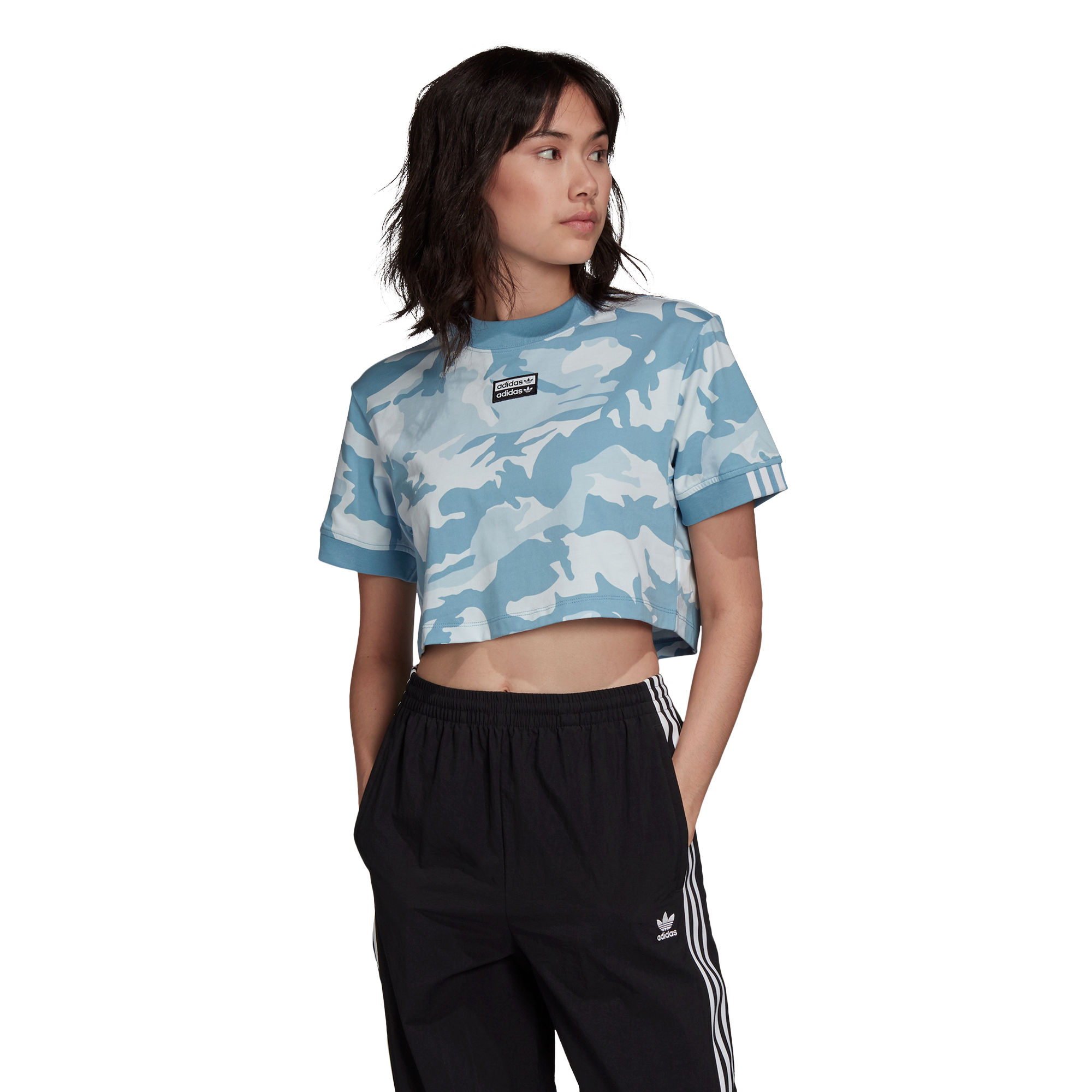 adidas camo shirt womens