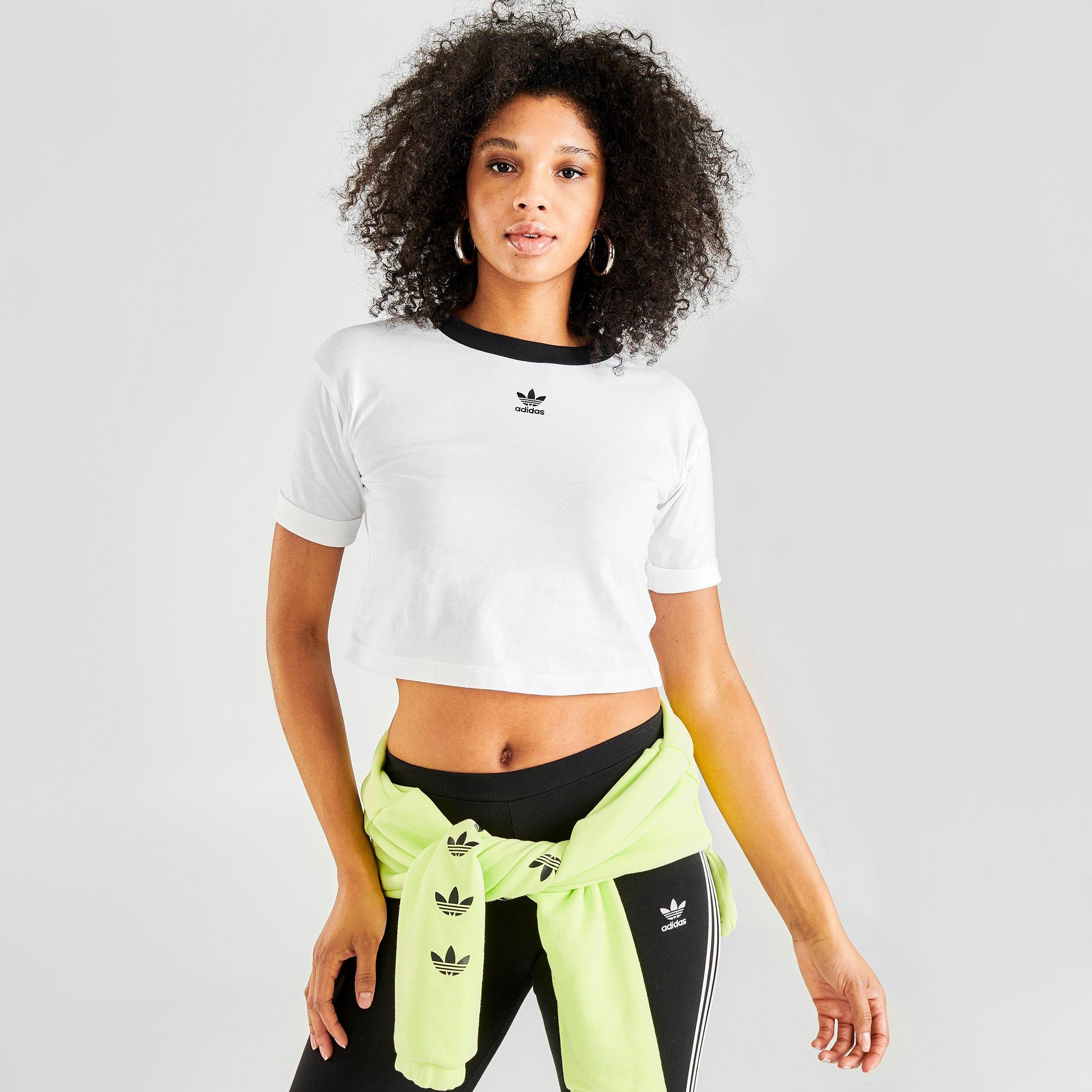 adidas crop t shirt