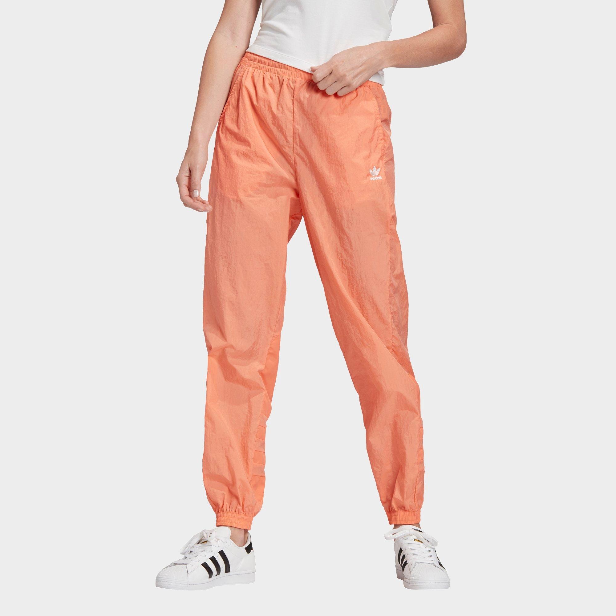 peach adidas joggers