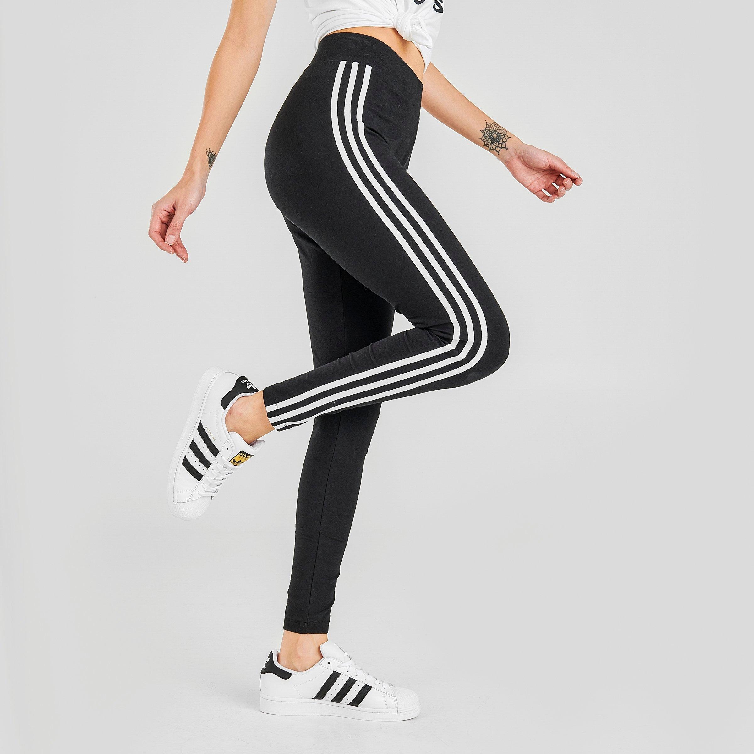 adidas originals 3 stripe trefoil leggings