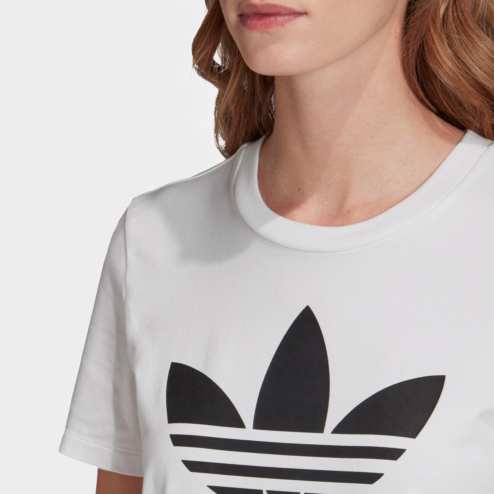 ladies adidas trefoil t shirt