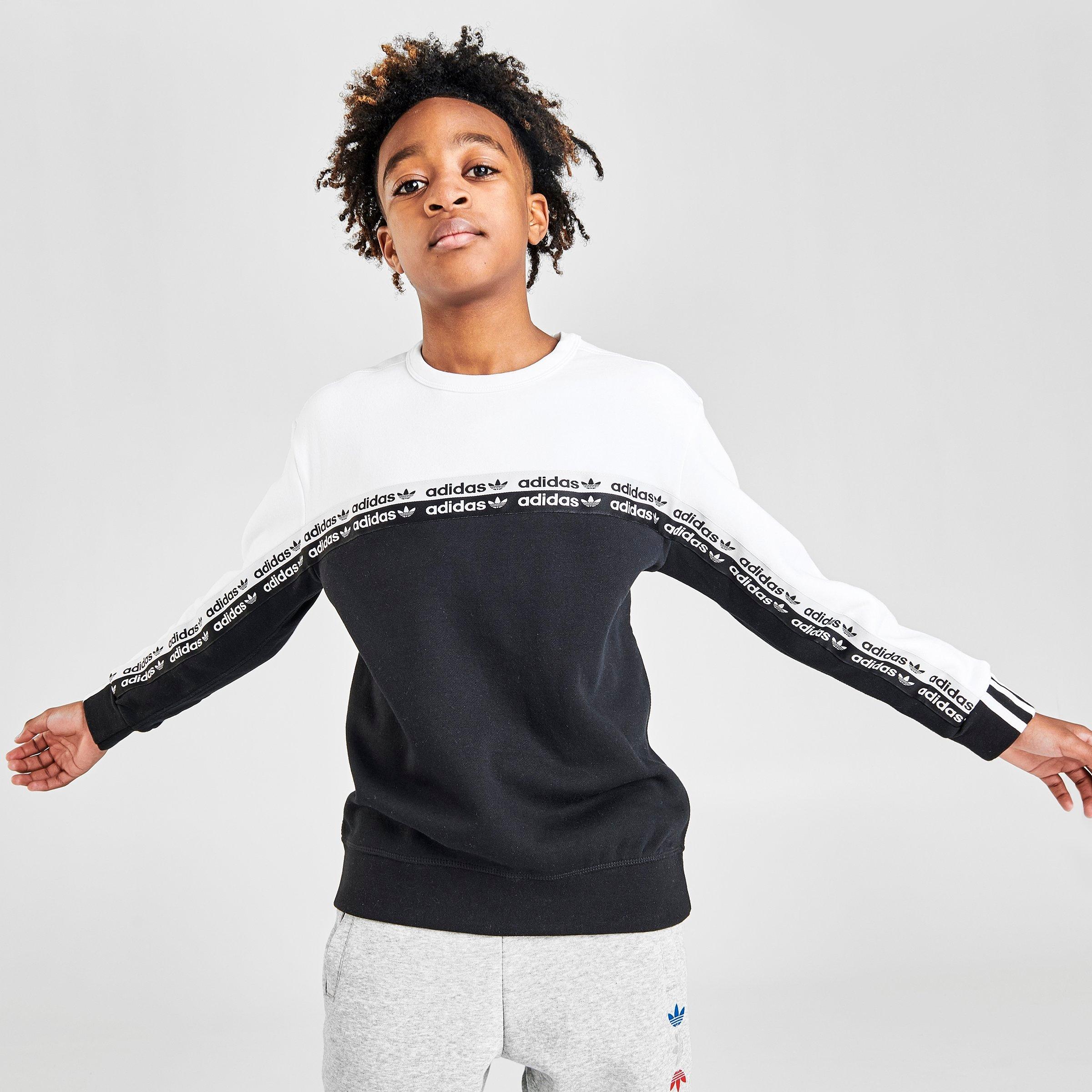 adidas originals tape crew sweatshirt