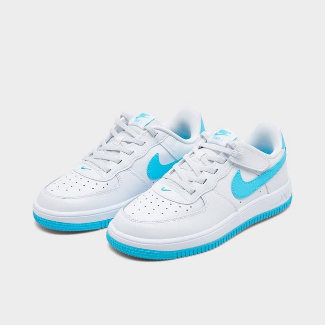 Air shops force 1 bleu turquoise