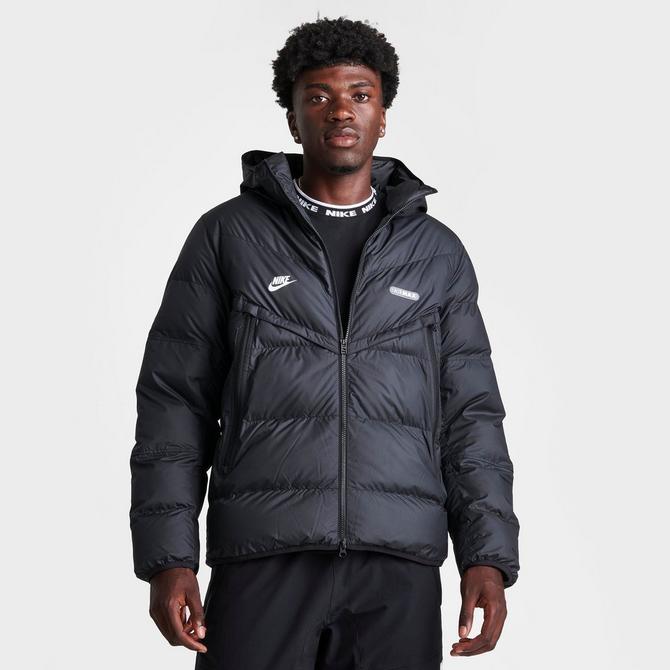 Men's nike black windbreaker hot sale