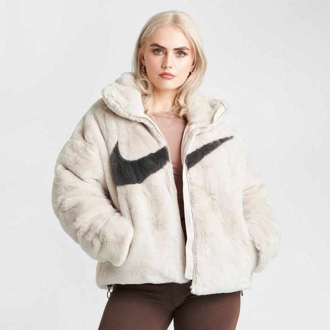 Nike Sportswear Women's Faux Fur Long Jacket.