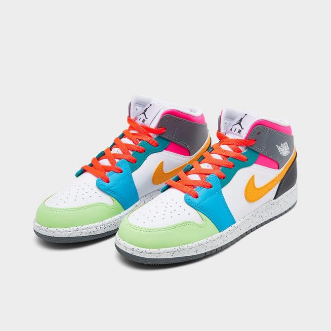 Big Kids' Air Jordan Retro 1 Mid SE Casual Shoes| Finish Line