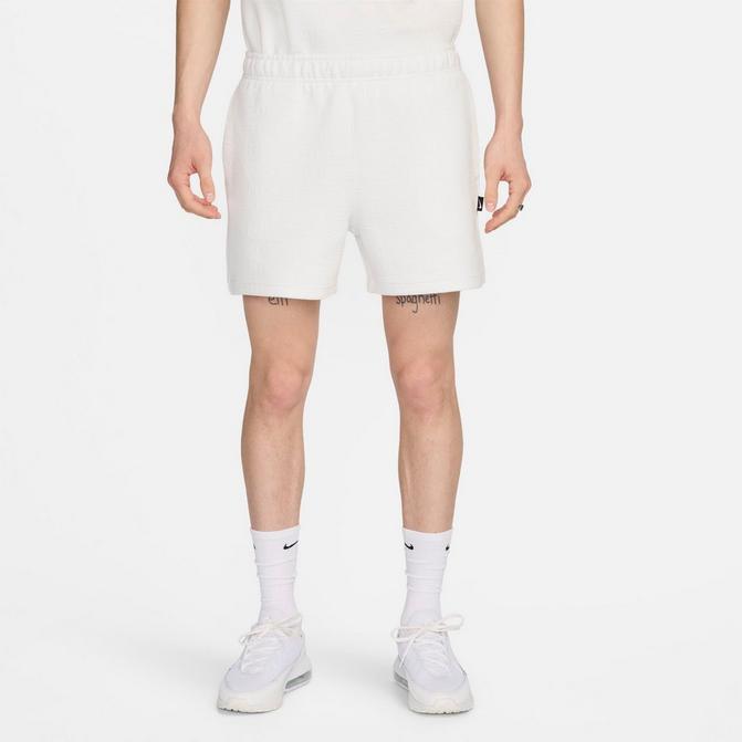 [angle] view of Men's Nike Sportswear Air Lifestyle Shorts in Summit White/Summit White Click to zoom