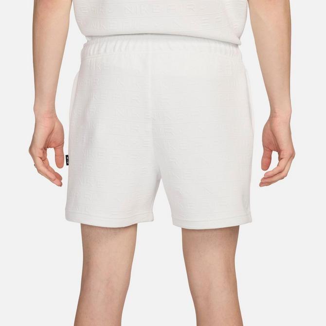 [angle] view of Men's Nike Sportswear Air Lifestyle Shorts in Summit White/Summit White Click to zoom