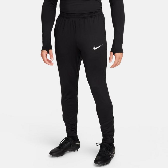 [angle] view of Men's Nike Strike Dri-FIT Soccer Pants in Black/Black/Anthracite/White Click to zoom