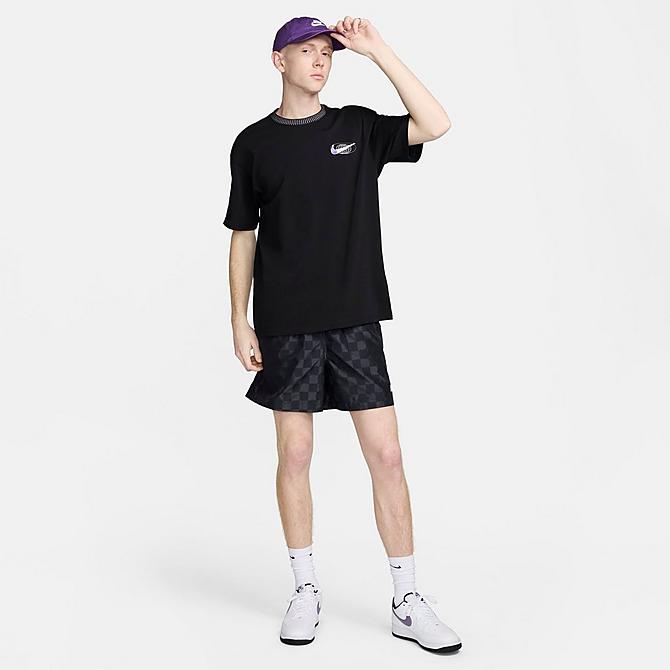 Men's Nike Club Checkered Nylon Flow Shorts| Finish Line Men's Nike Club Checkered Nylon Flow Shorts| Finish Line